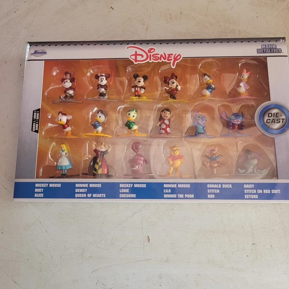 Disney Series 1 Full Set Die-cast Nano Metalfigs